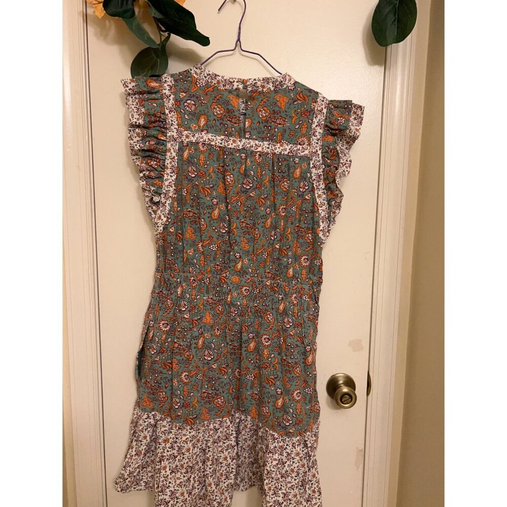 Universal Thread Dress Prarie Boho~Cotton Dress Size M - Picture 12 of 16